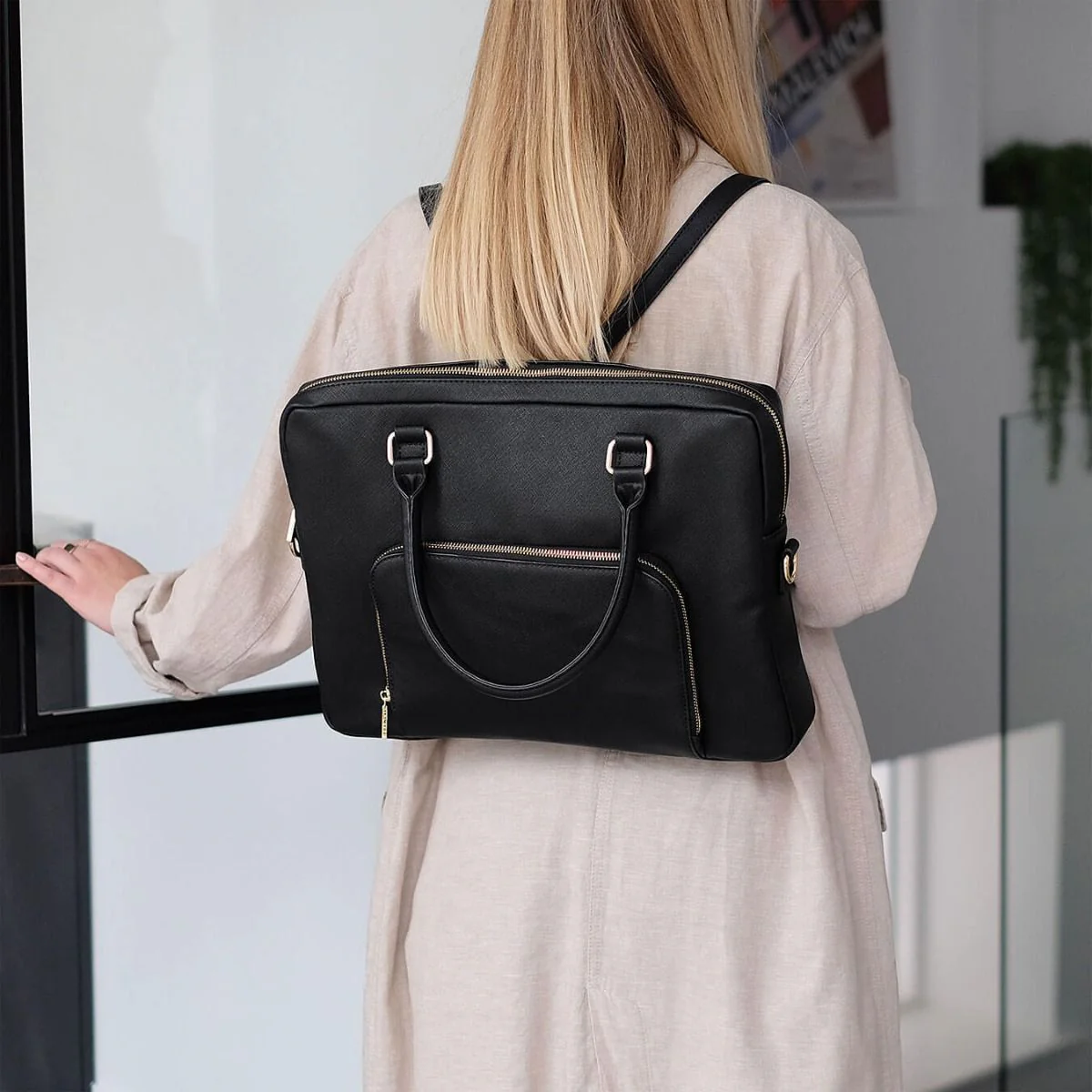 Black Laptop Bag - Image 3
