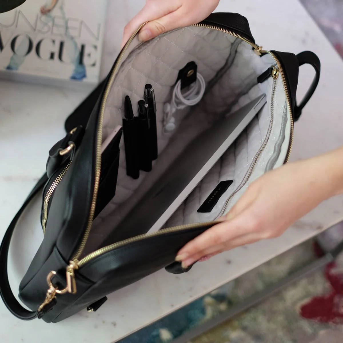 Black Laptop Bag - Image 7