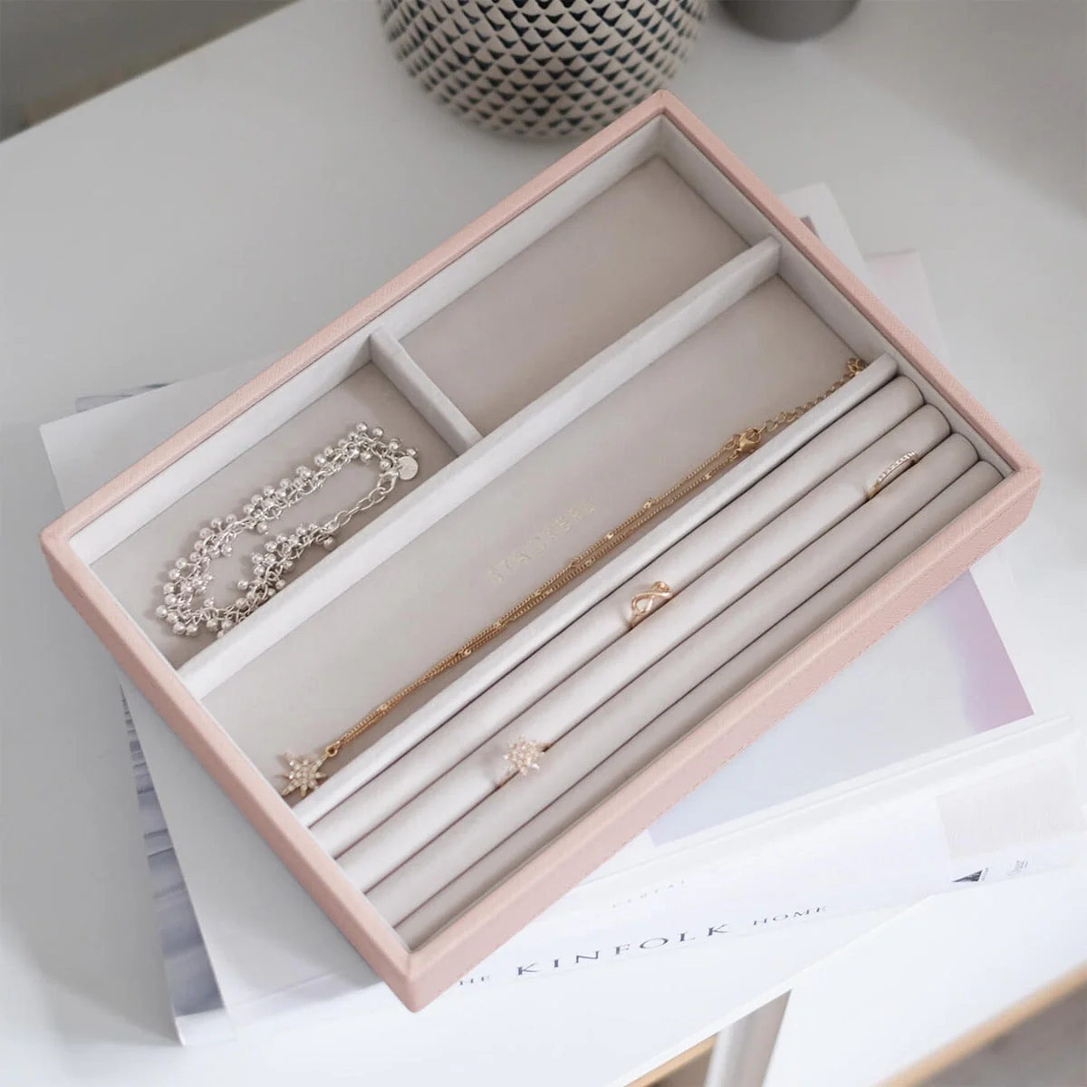 Blush Classic Ring & Bracelet Layer - Image 3