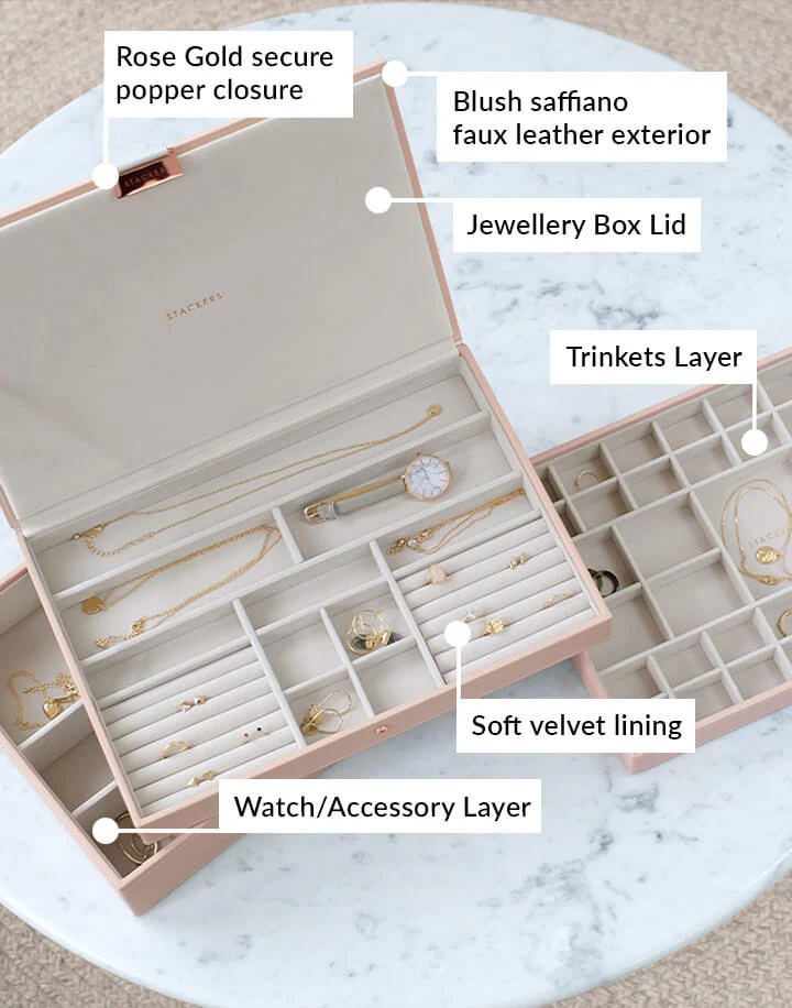 Blush Supersize Jewellery Box - Image 12