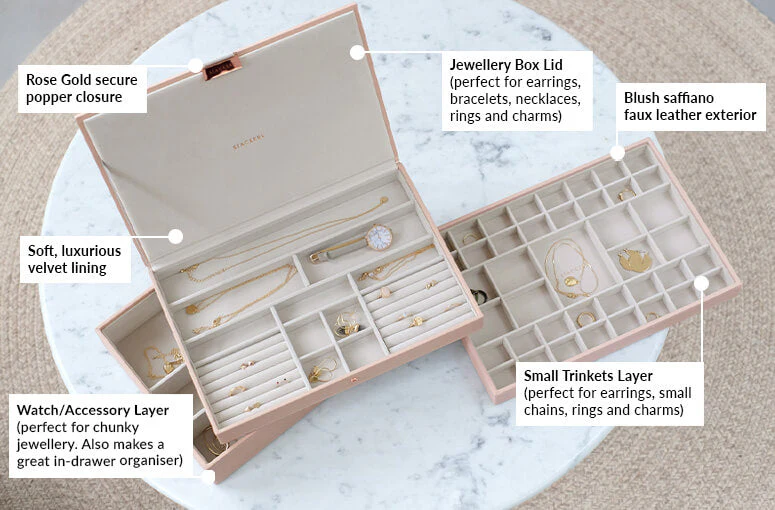Blush Supersize Jewellery Box - Image 13