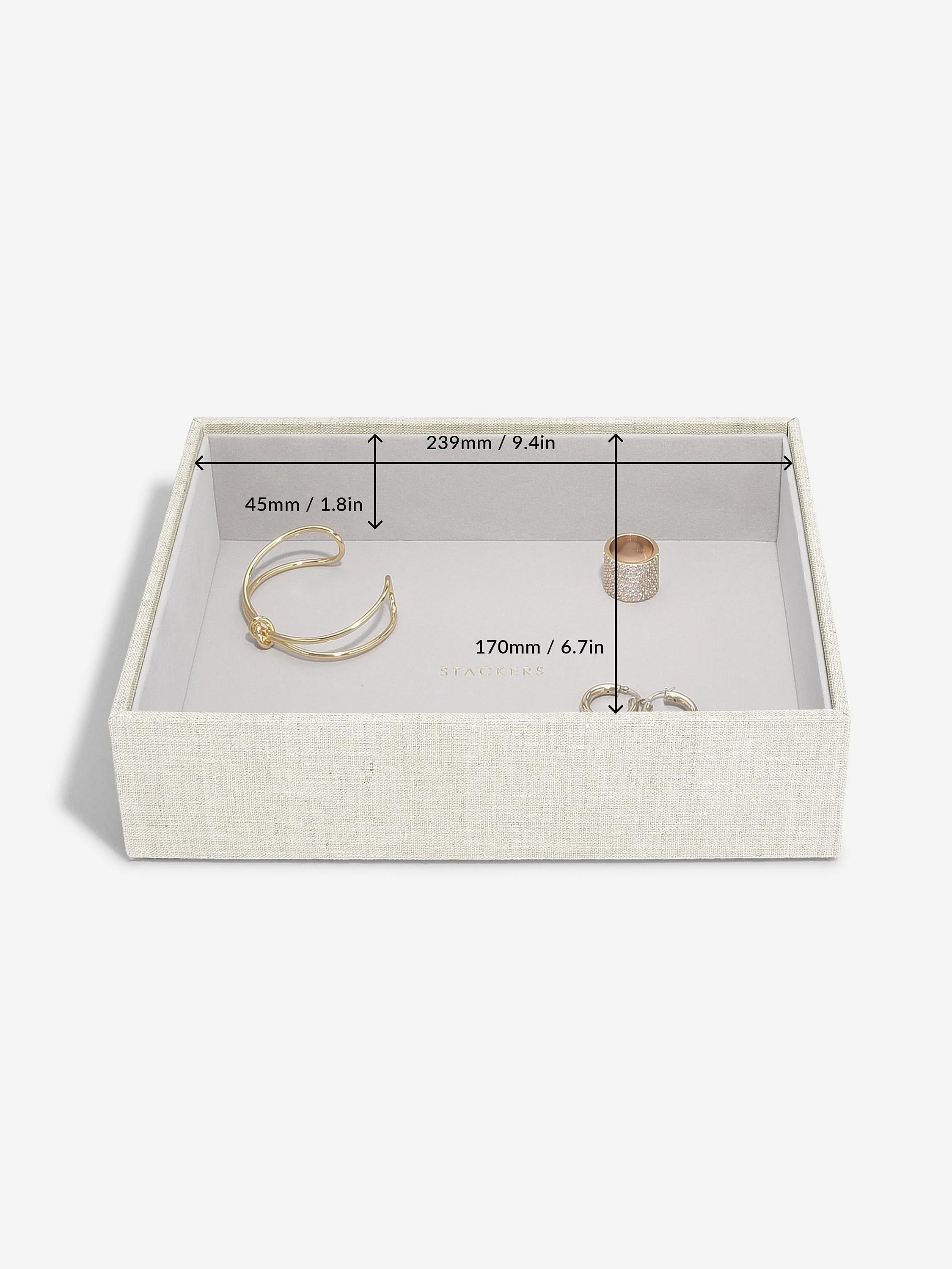 Oatmeal & Linen Classic Chunky Jewellery Layer - Image 2