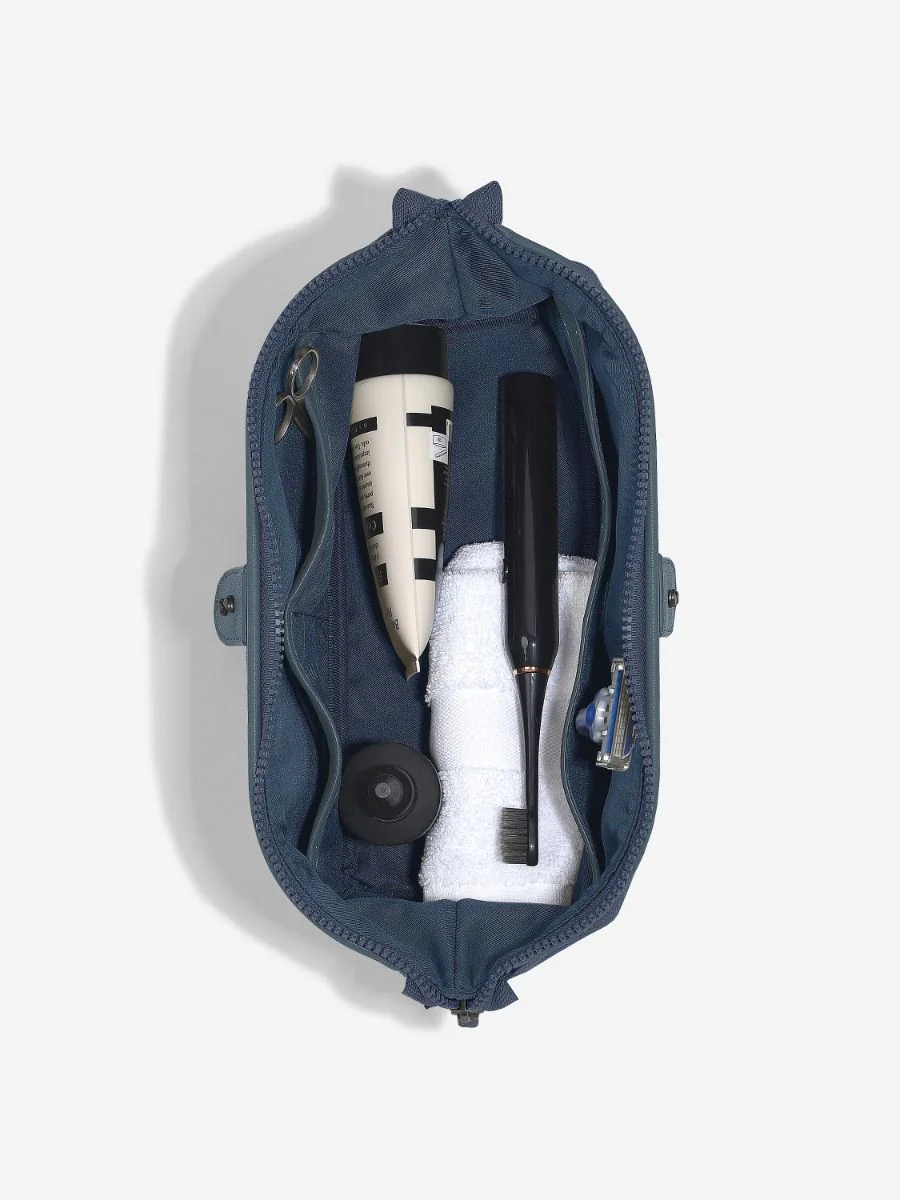 Doctors Washbag Canvas Blue - Image 4