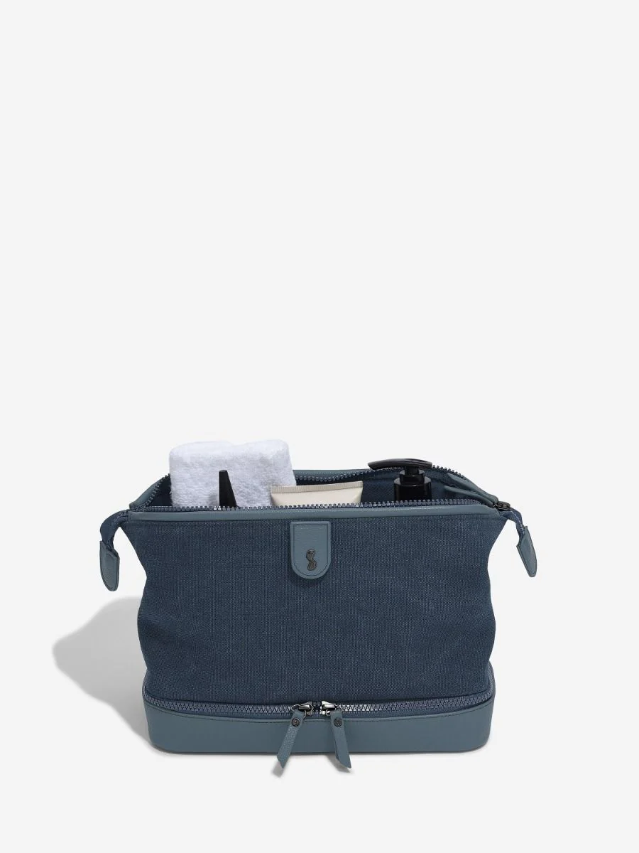 Doctors Washbag Canvas Blue - Image 5