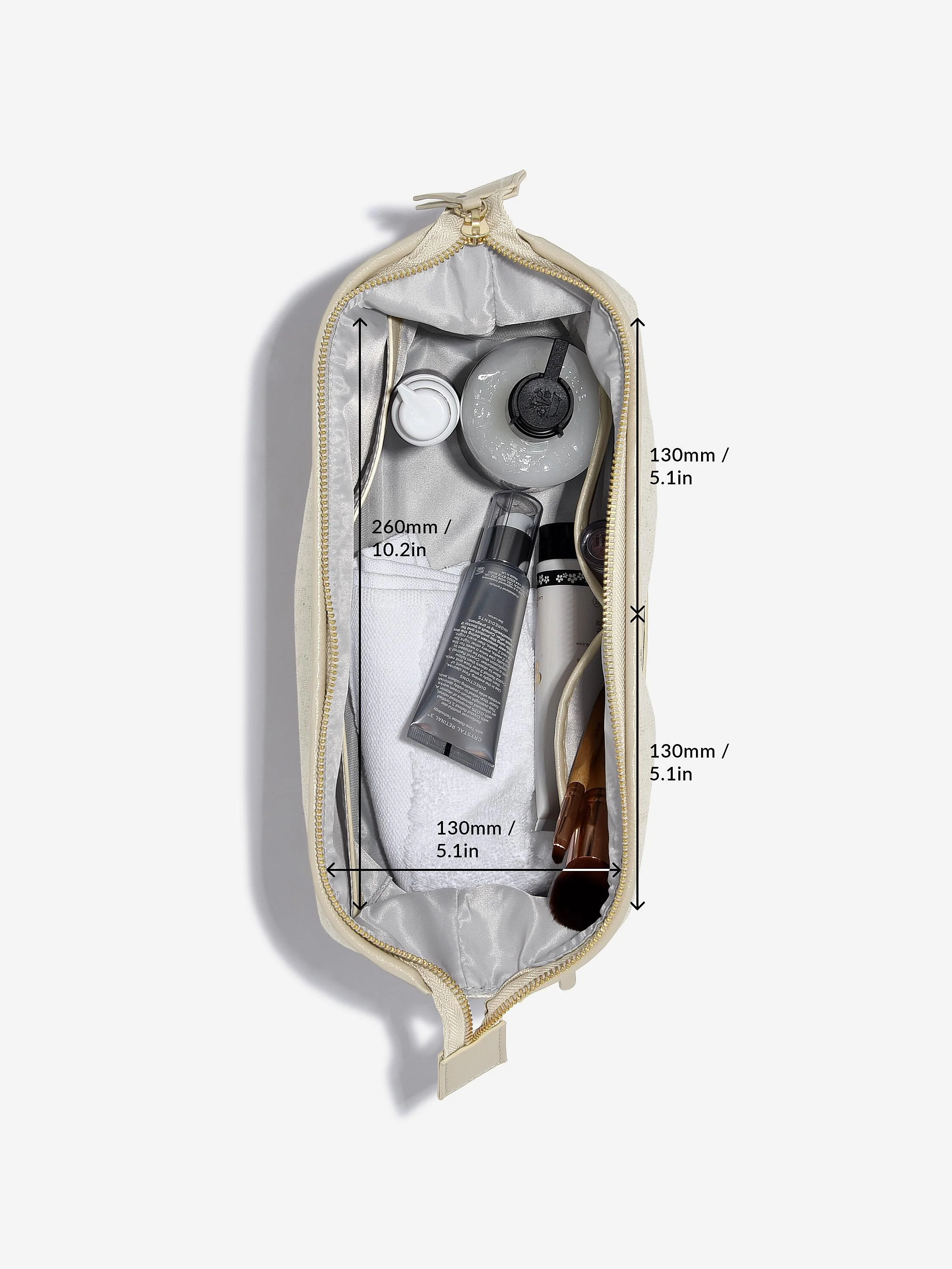 Large Canvas Washbag — Cosmetic Mark (Imperfect) - Image 8