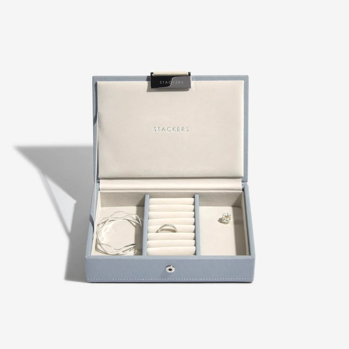 Dusky Blue Mini Jewellery Box - Image 5