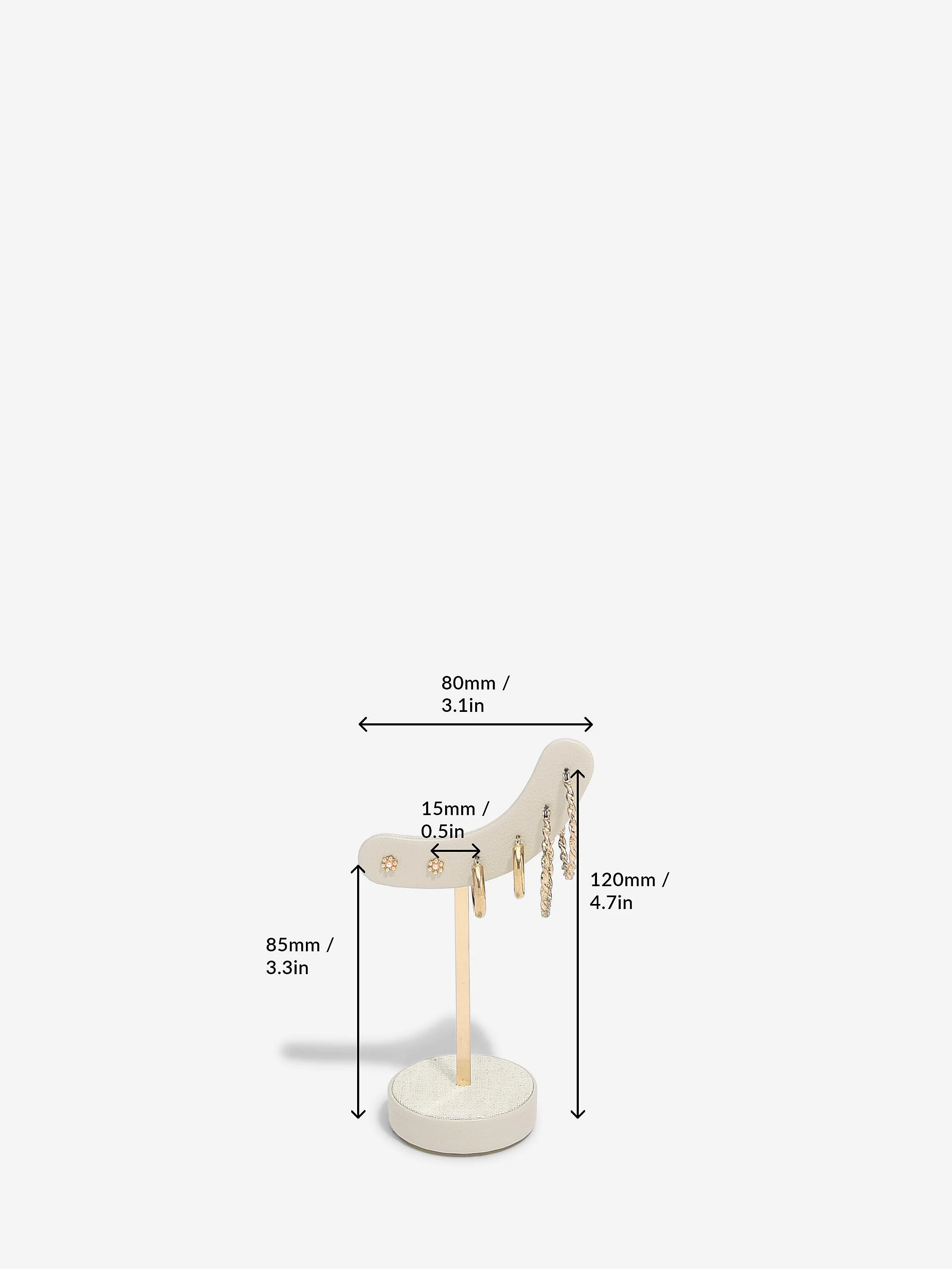 Oatmeal & Linen Earring Stand - Image 4