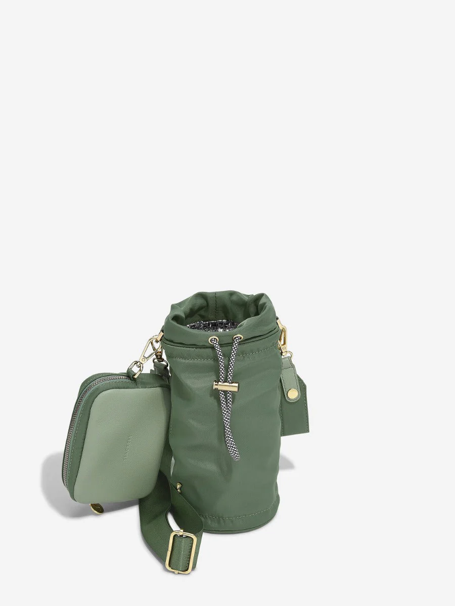 Green Recycled Nylon Bottle Bag - Image 5