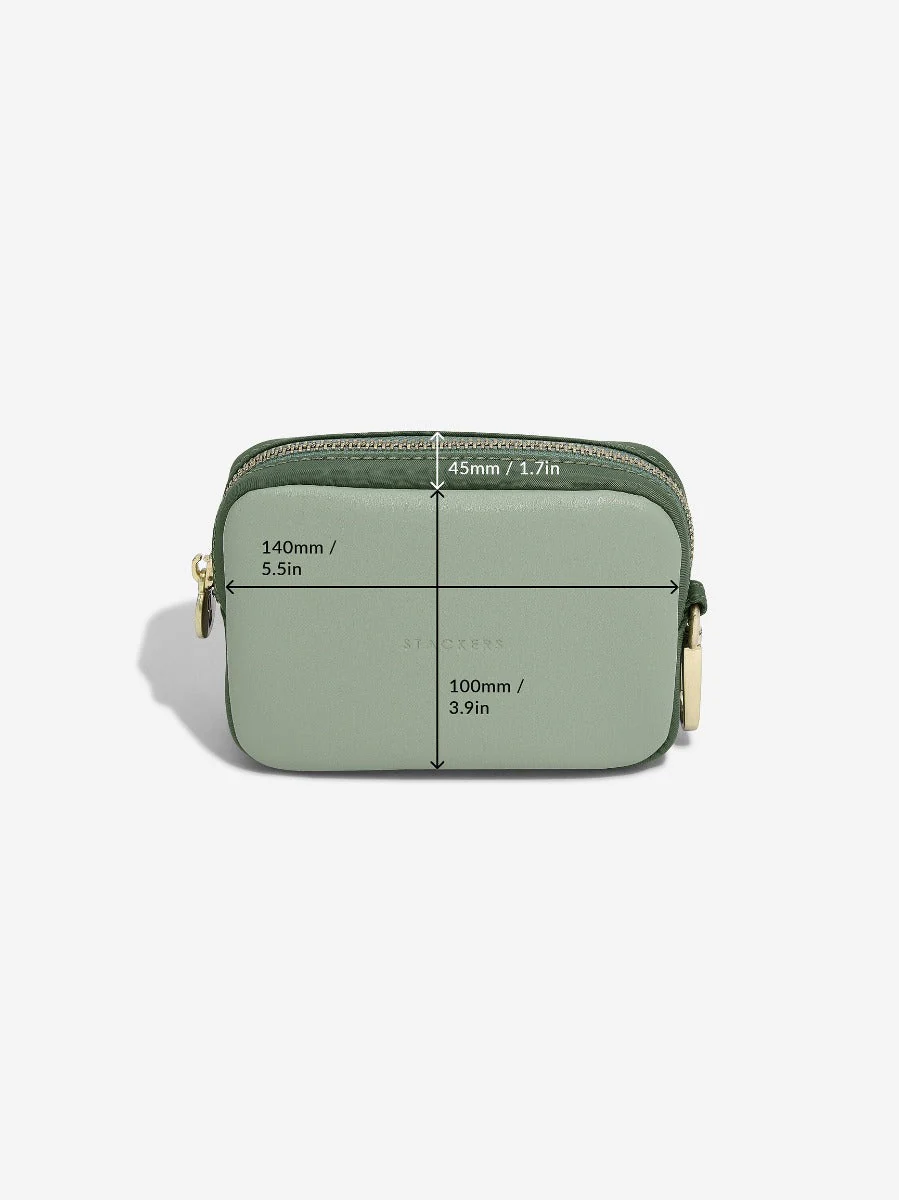 Green Recycled Nylon Bottle Bag - Image 8