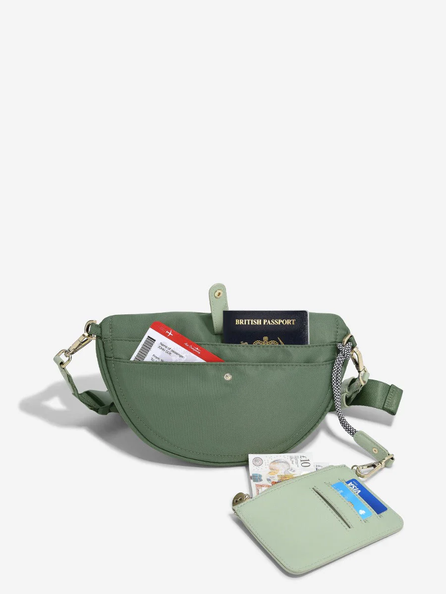 Green Recycled Nylon Bumbag - Image 5