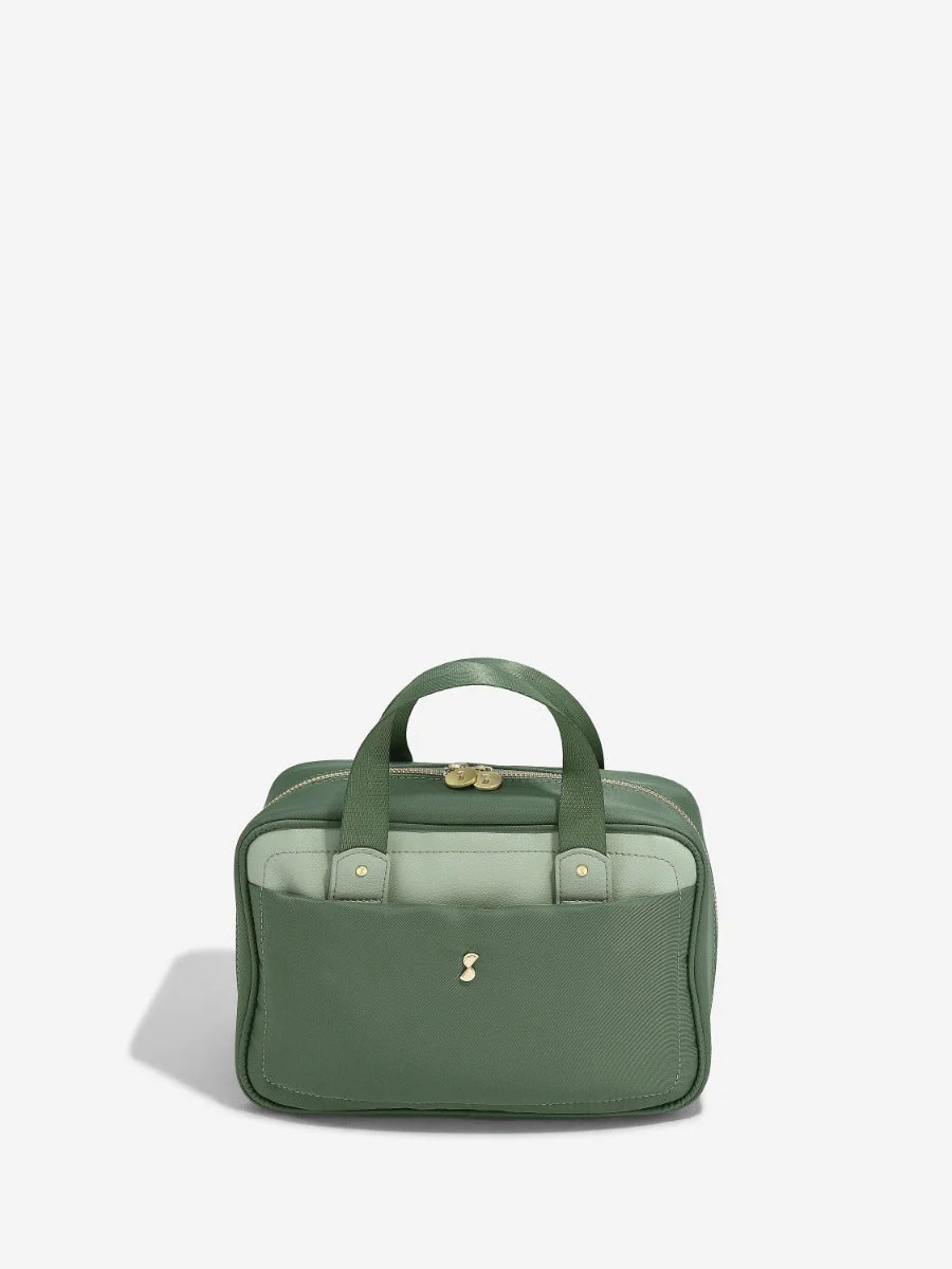 Green Recycled Nylon Washbag - Image 5