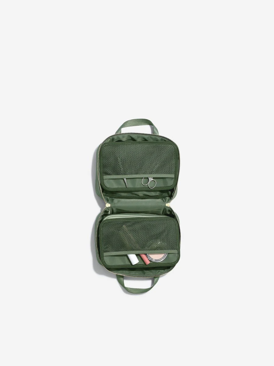 Green Recycled Nylon Washbag - Image 6