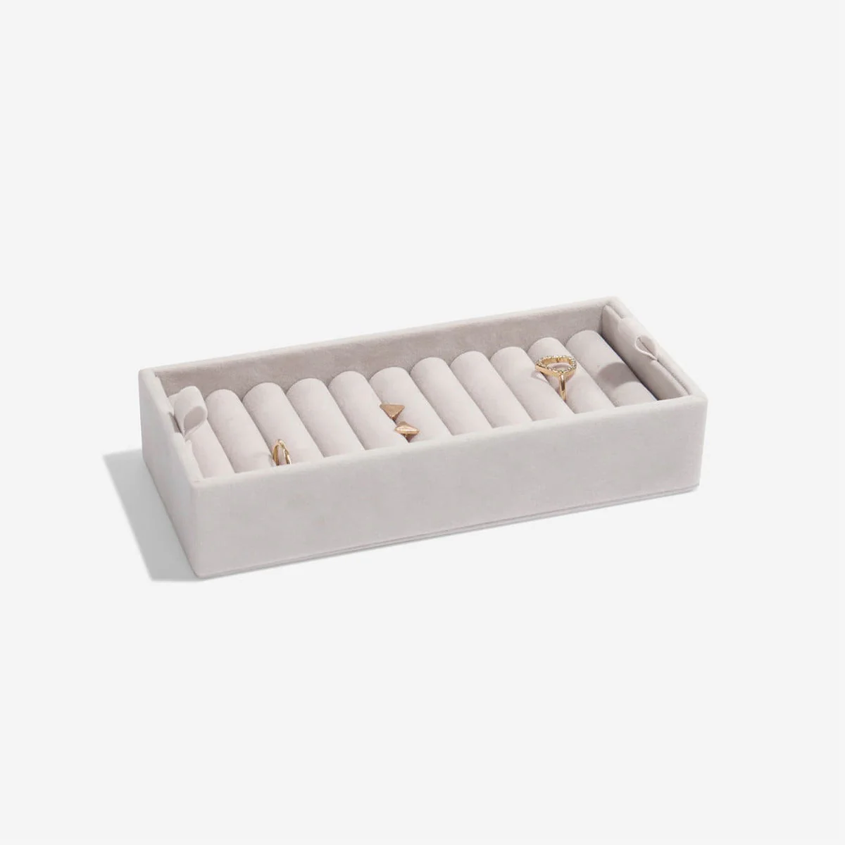 Grey Velvet Ring Holder - Image 3