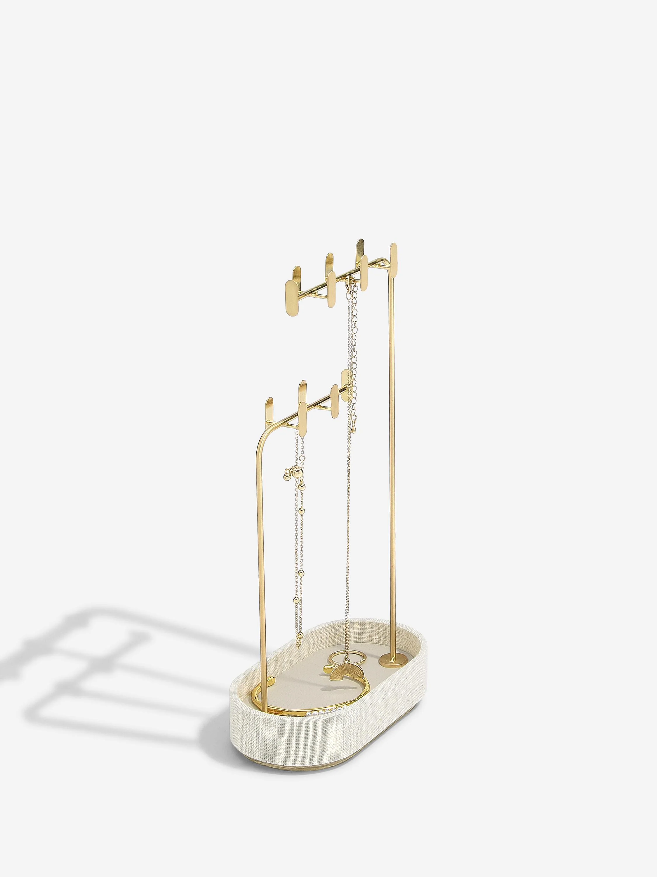 Oatmeal & Linen Multi-Hook Jewellery Stand - Image 3