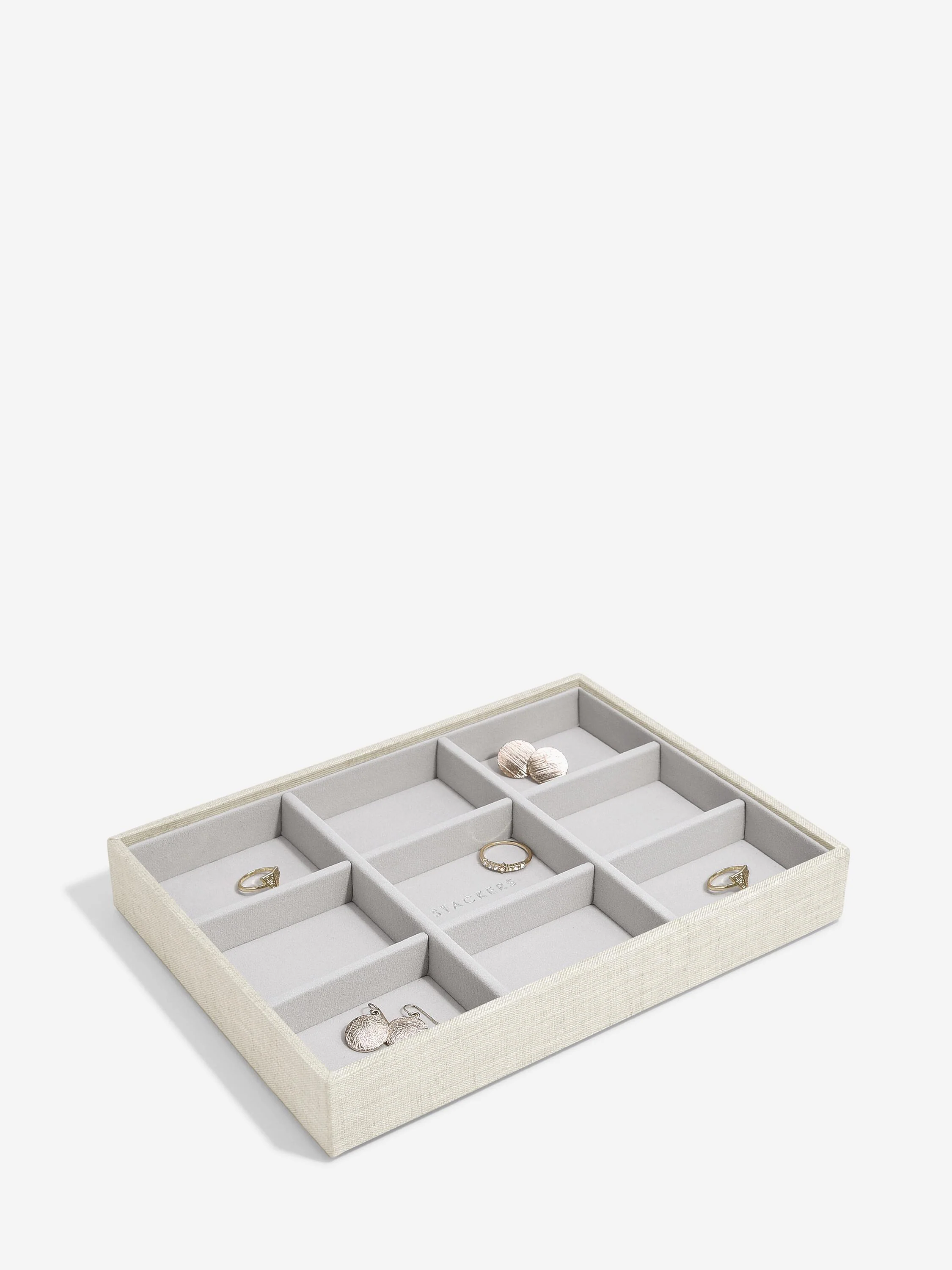 Oatmeal & Linen Classic Luxury Jewellery Box Set - Image 6