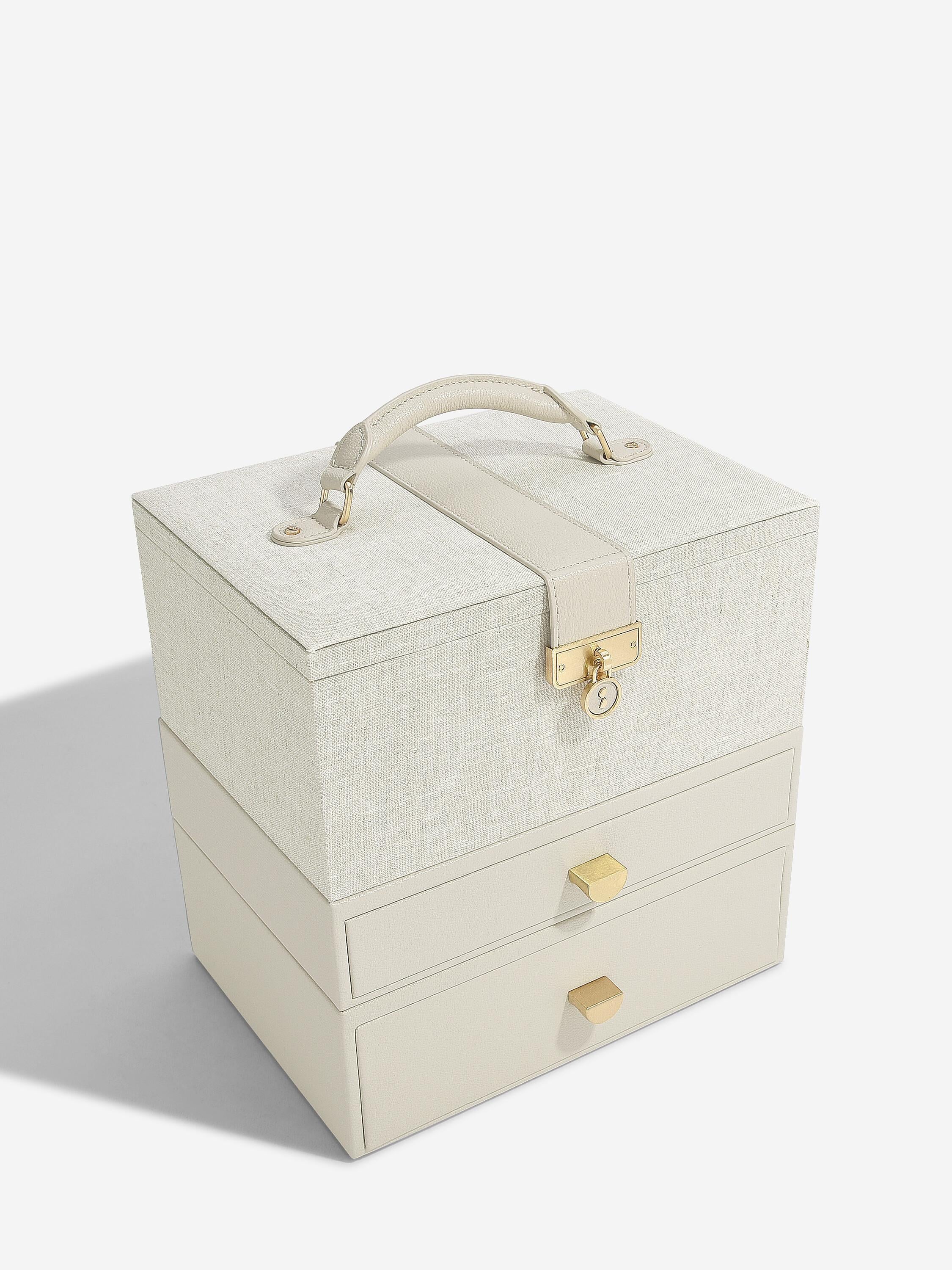 Oatmeal & Linen Luxury Classic Jewellery Box - Image 7