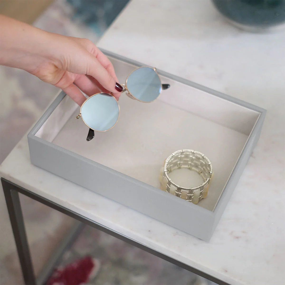 Pebble Grey Classic Chunky Jewellery Layer - Image 3