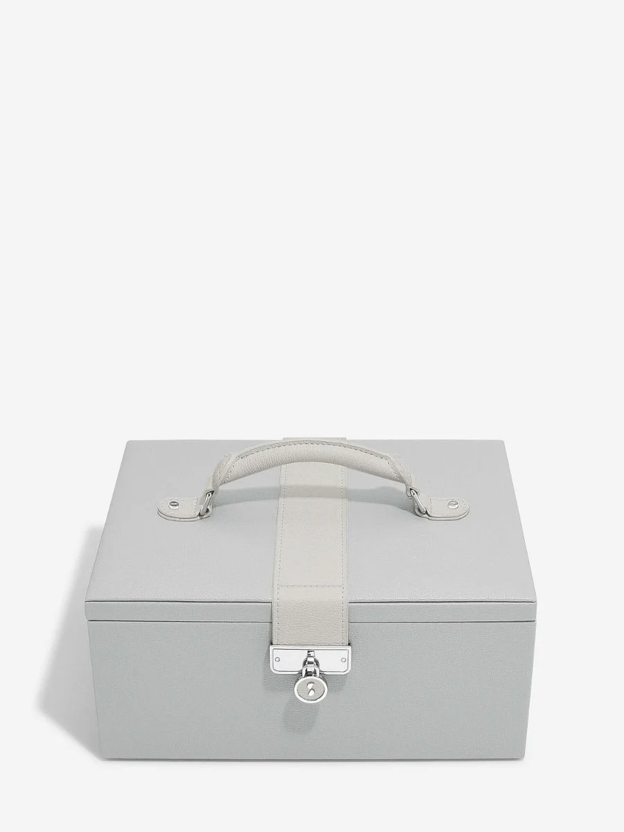 Pebble Grey Luxury Classic Jewellery Box - Image 5