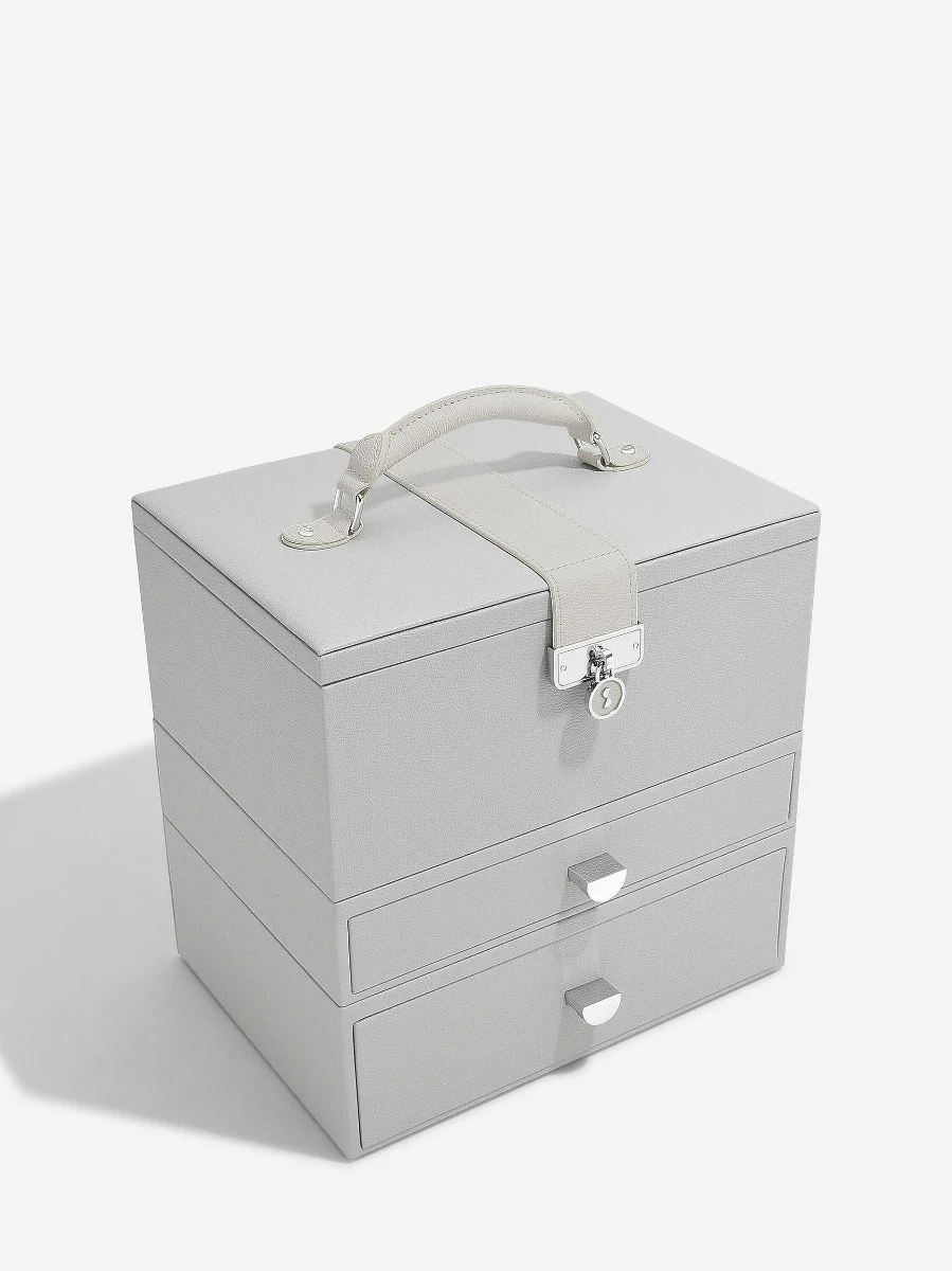 Pebble Grey Luxury Classic Jewellery Box - Image 6