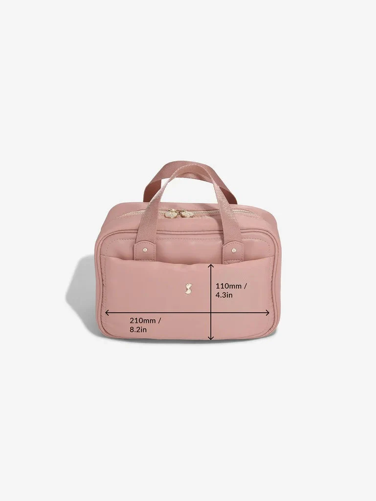 Pink Recycled Nylon Washbag - Image 8