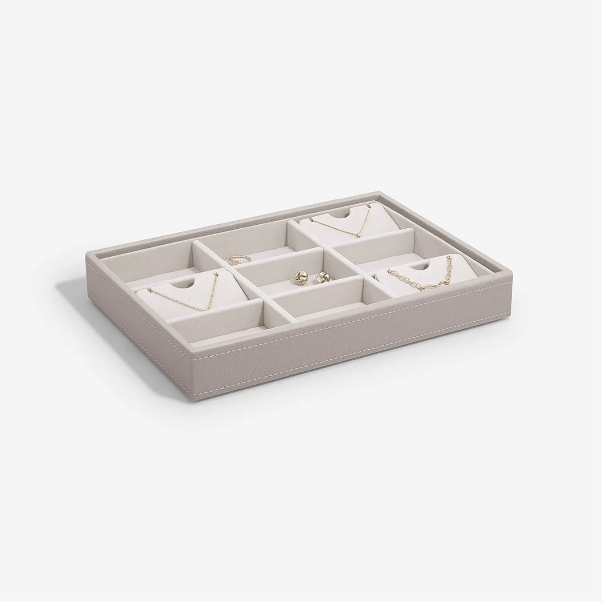 Taupe Classic Earring Statement Layer - Image 3