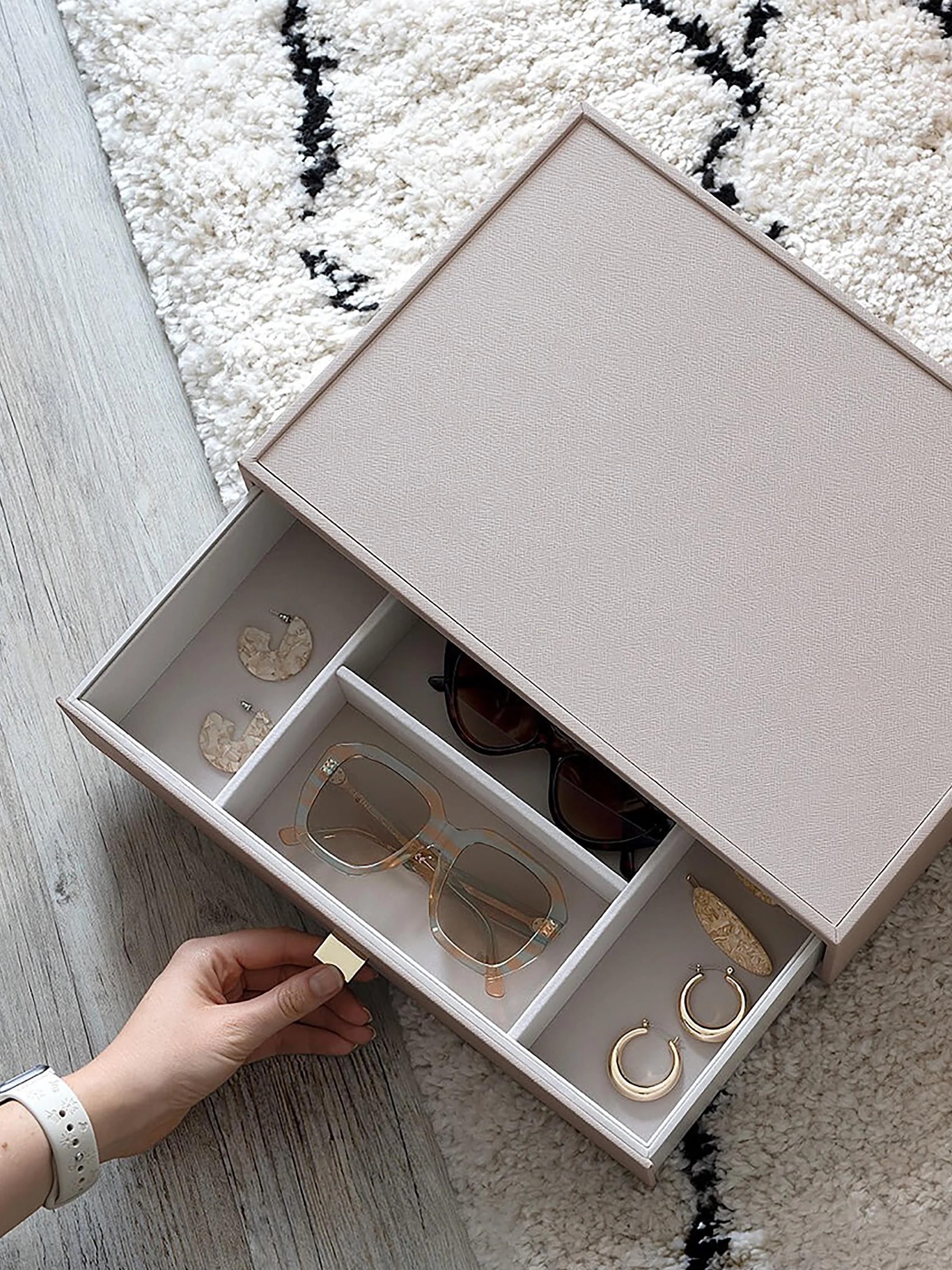 Taupe Supersize Accessory Drawer Layer - Image 3