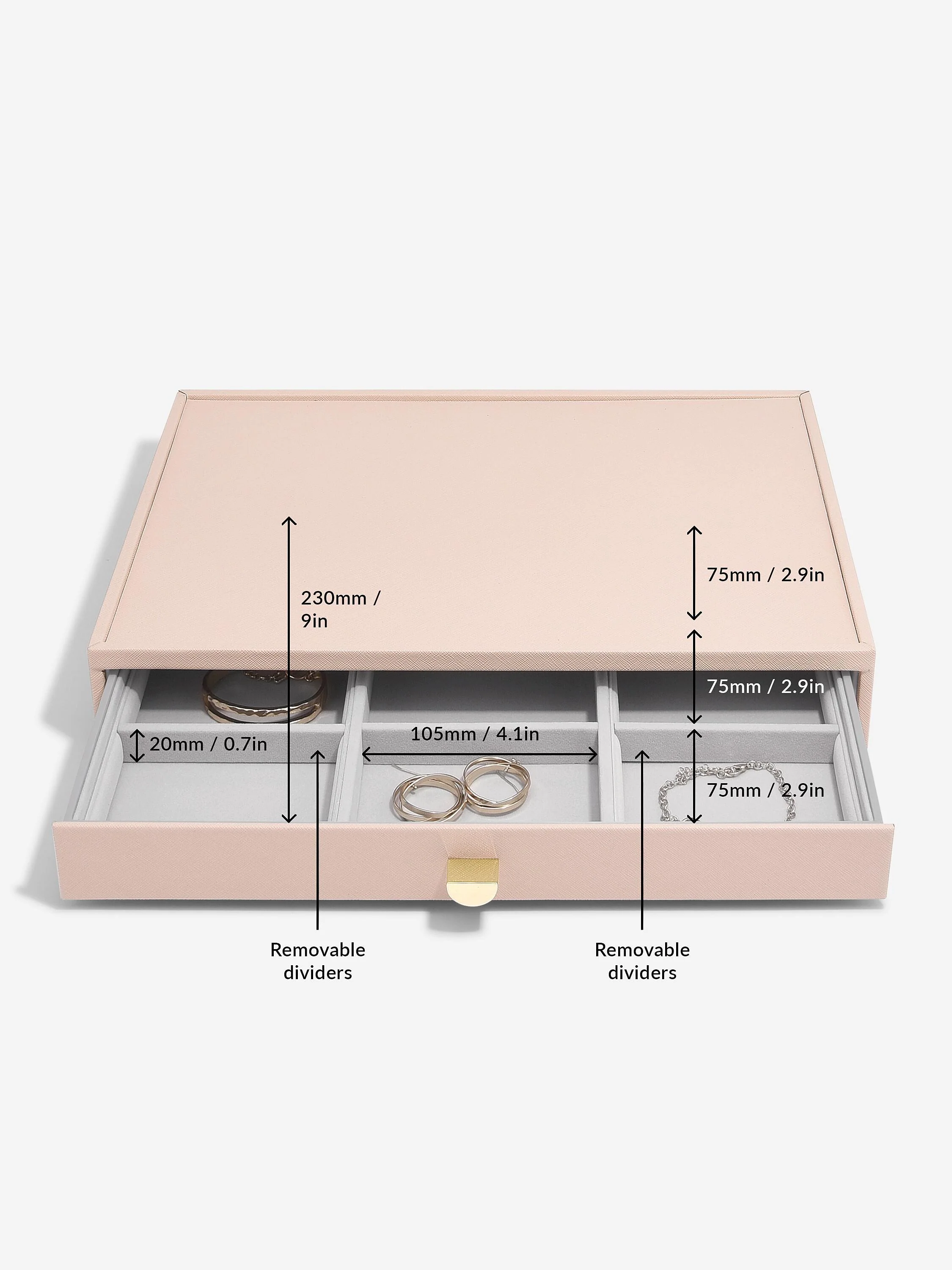 Blush Supersize Statement Jewellery Drawer Layer - Image 3