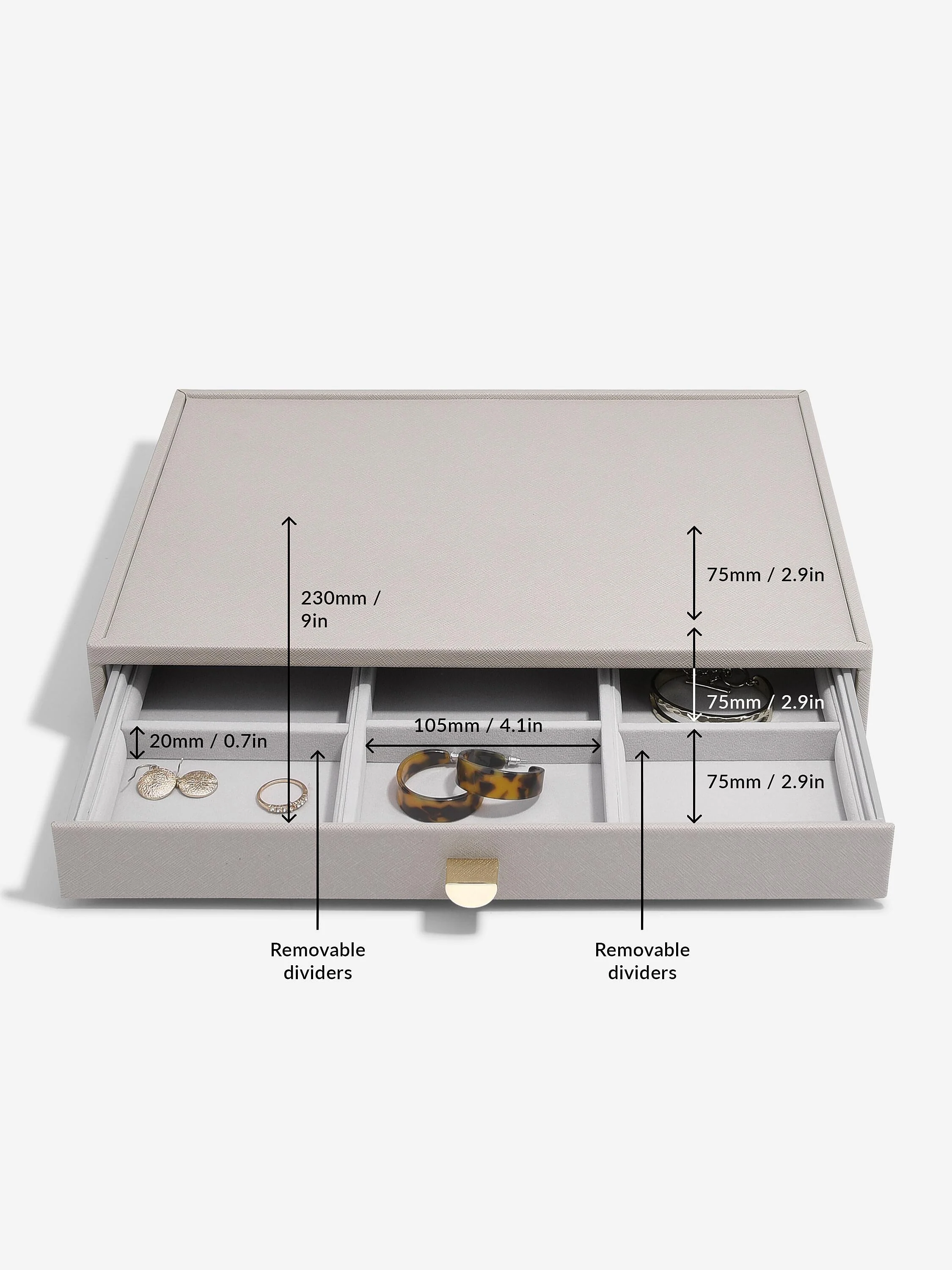Taupe Supersize Statement Drawer Layer - Image 4