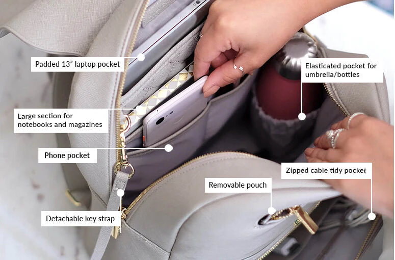 Taupe Backpack - Image 10