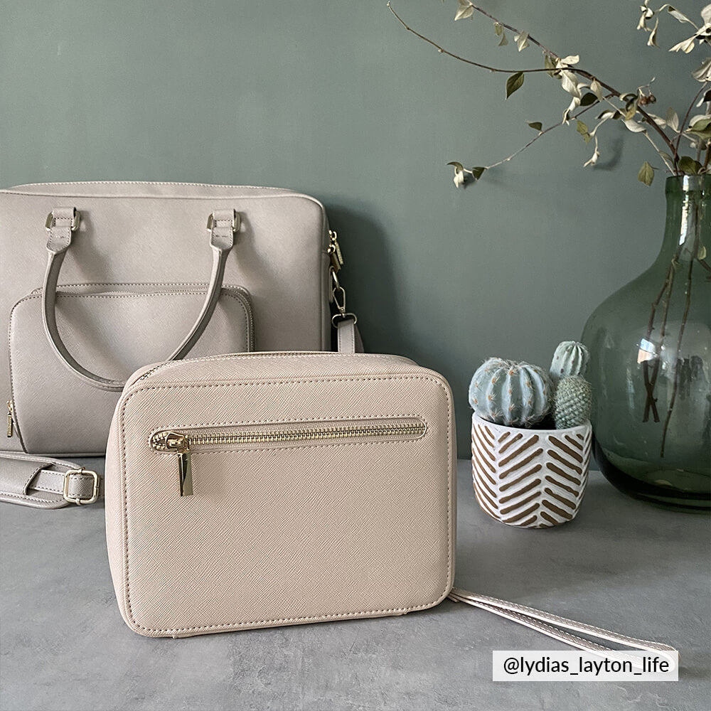 Taupe Cable Tidy Bag - Image 3