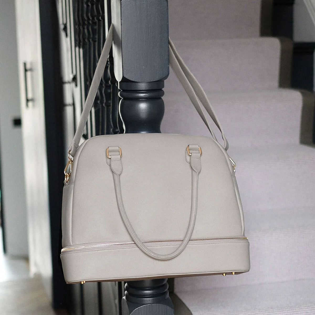 Taupe Handbag - Image 9