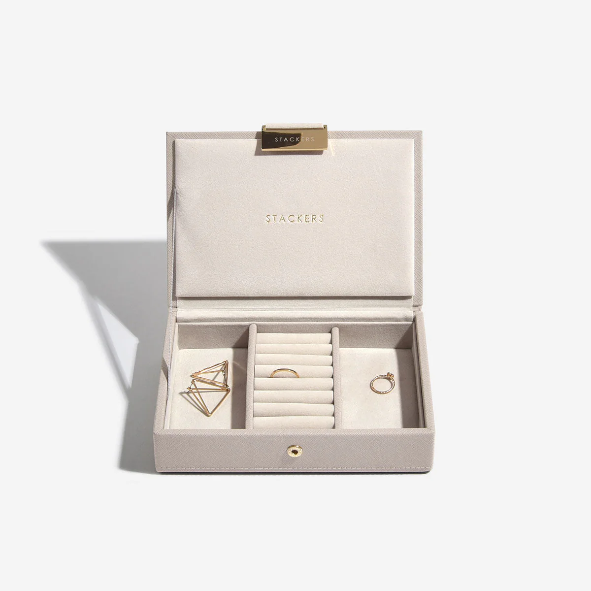 Taupe Mini Jewellery Box - Image 8