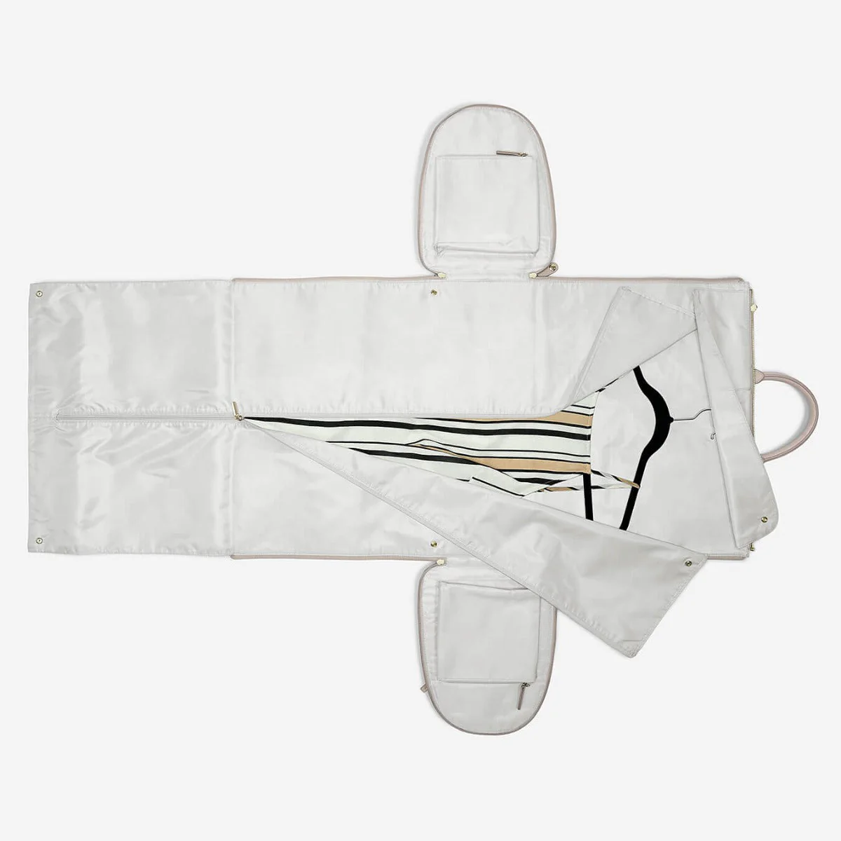 Taupe Zipped Garment Bag - Image 15