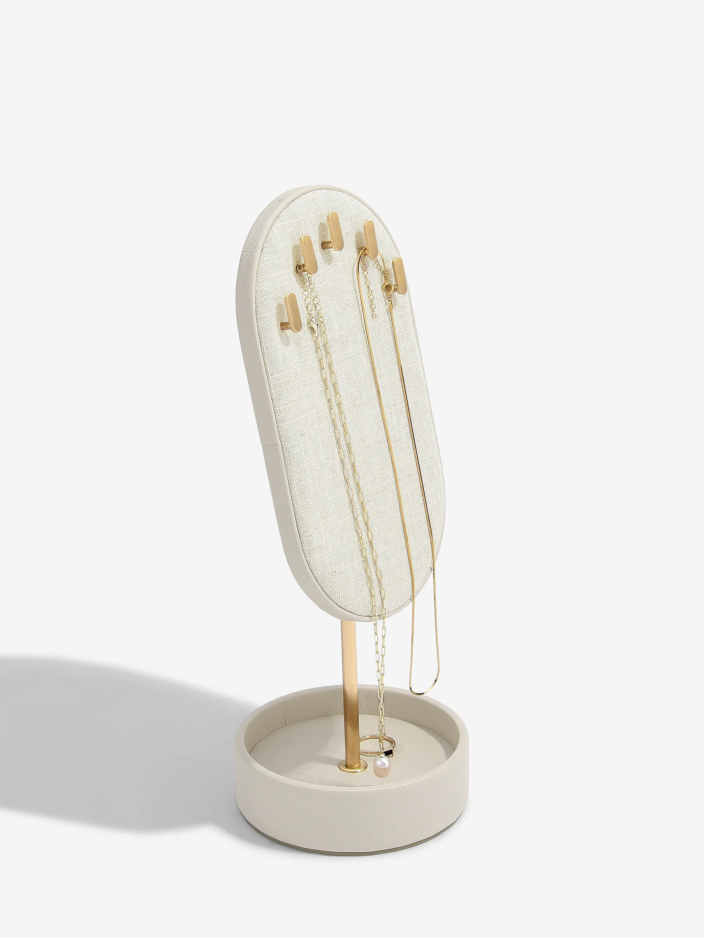 Oatmeal & Linen Necklace Display Stand - Image 3