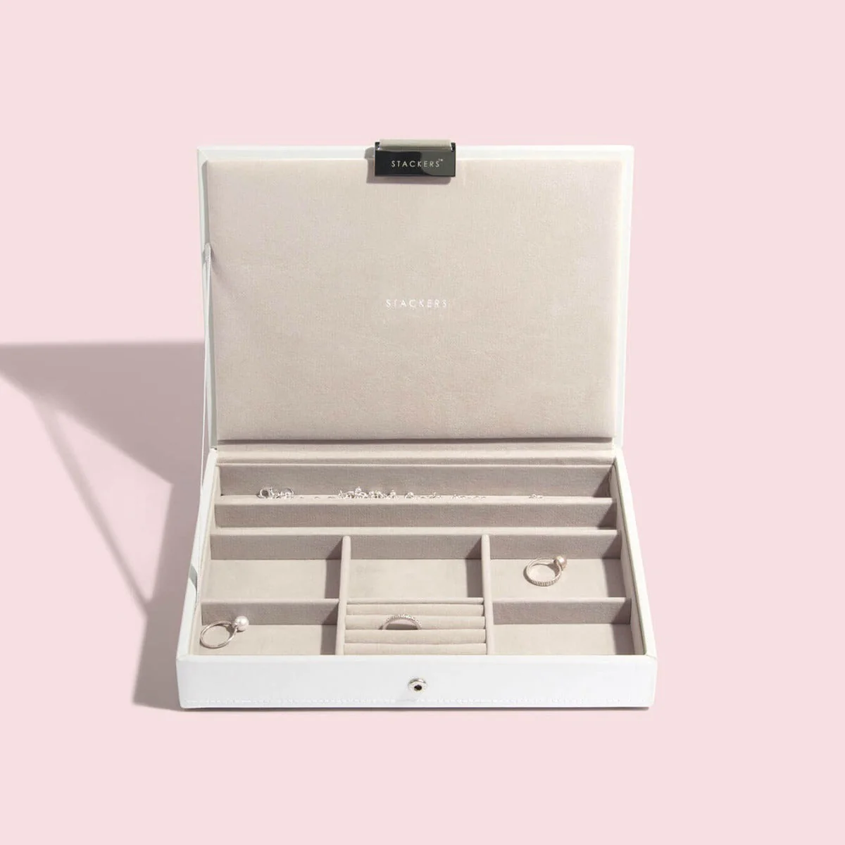 White Classic Jewellery Box - Image 10