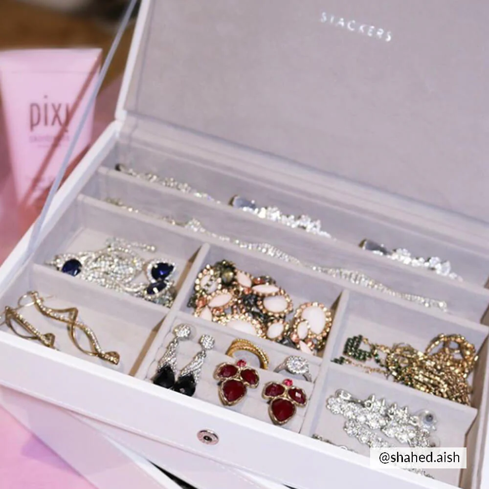 White Classic Jewellery Box - Image 5