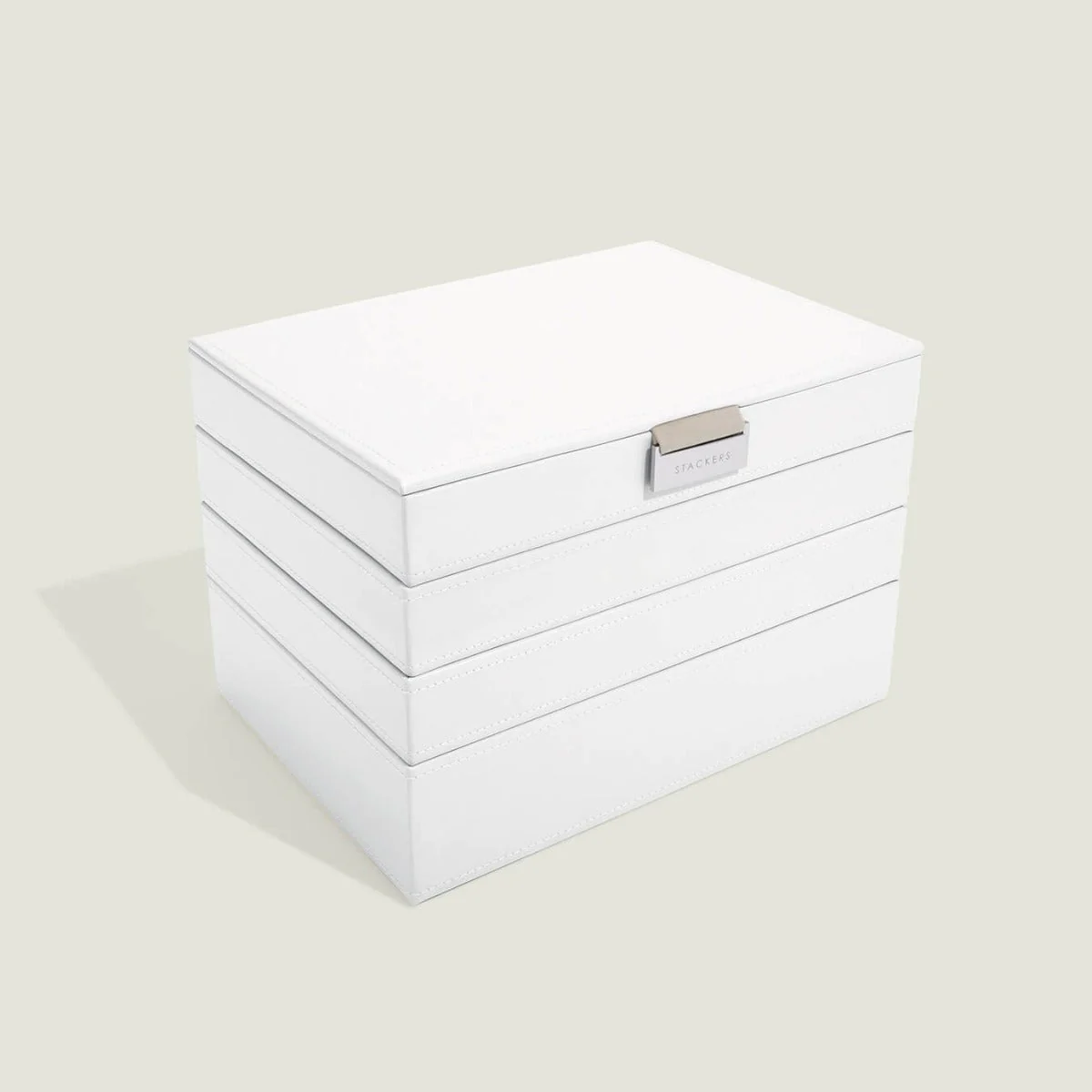 White Classic Jewellery Box Set of 4 - Image 3