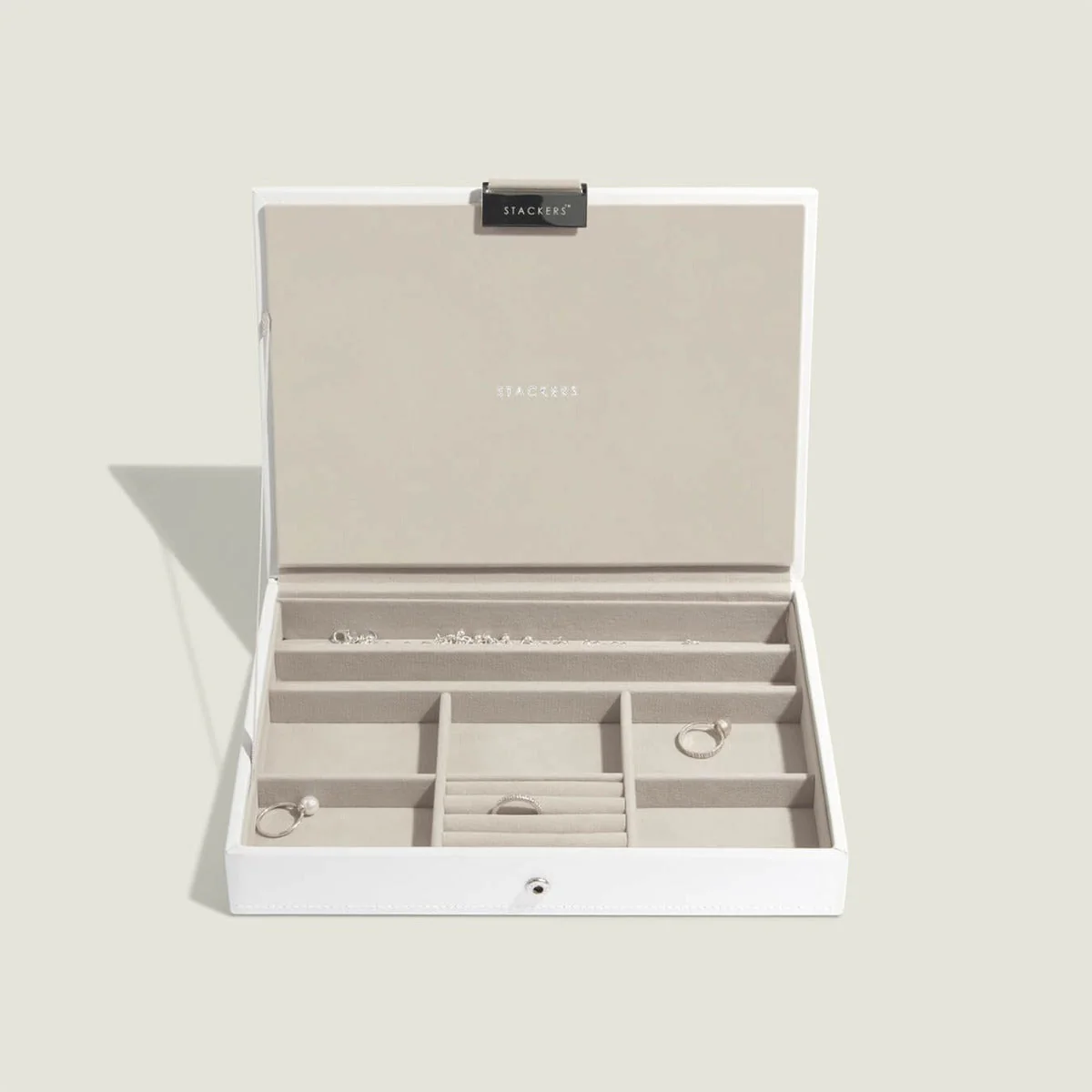 White Classic Jewellery Box Set of 4 - Image 4