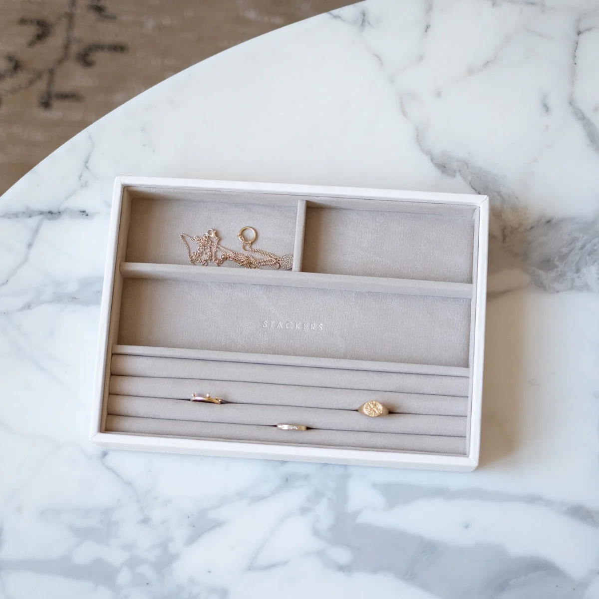 White Classic Jewellery Box Set of 4 - Image 7