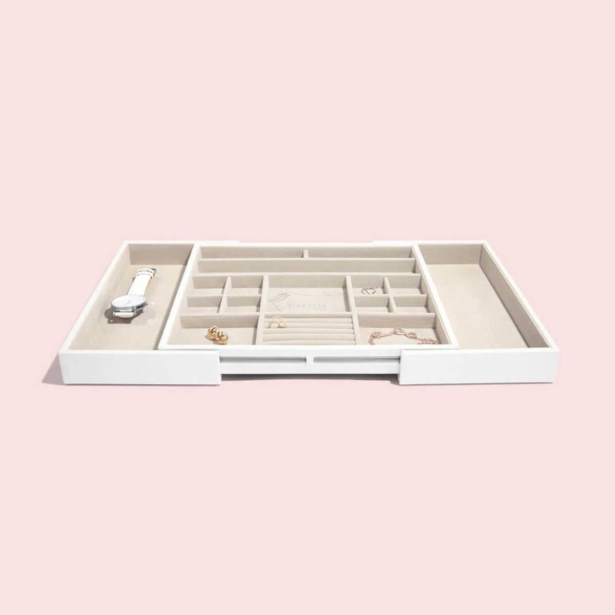 White Medium Jewellery In-Drawer Organiser - Image 6
