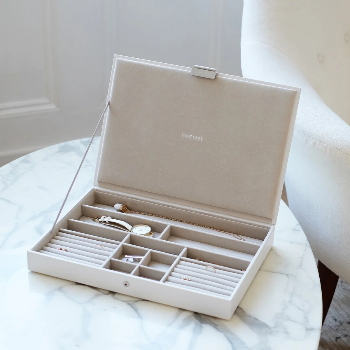 White Supersize Jewellery Box Lid - Image 3
